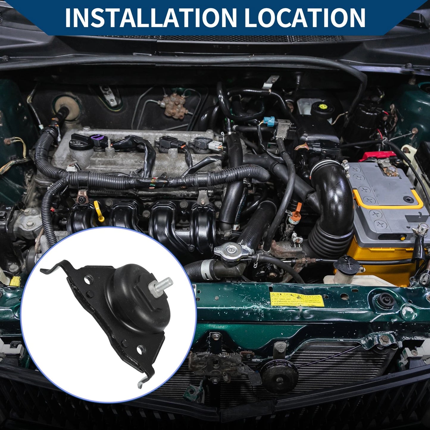 Left Engine Motor Mount for Toyota Land Cruiser (2008-2018)