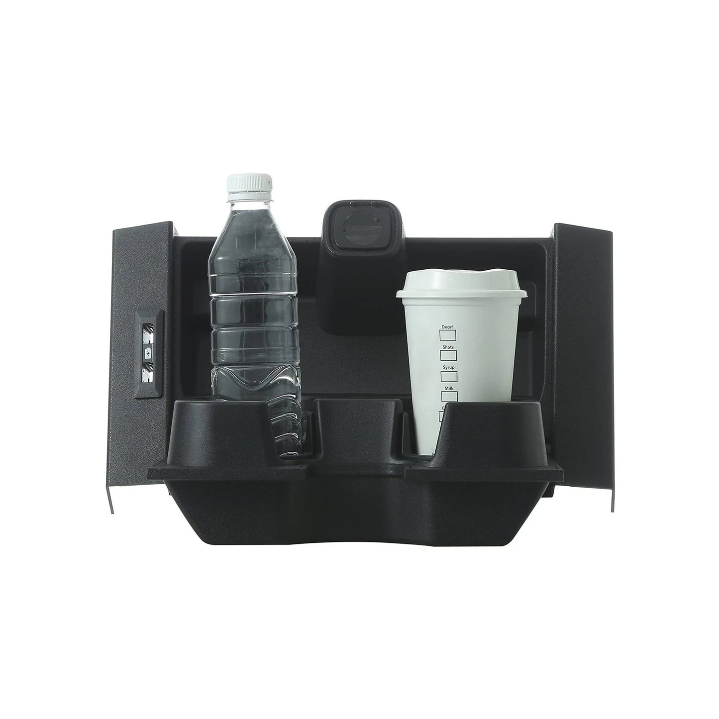 Black Front Center Seat Cup Holder for Ford F-150 (2015–2017)