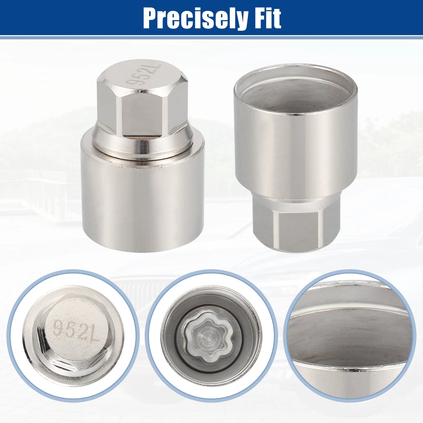 Wheel Lock Lug Nut Anti Theft Key for Volvo (2001-2023)
