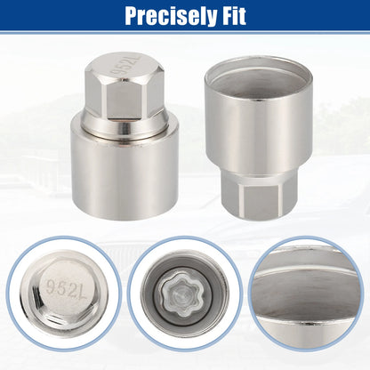 Wheel Lock Lug Nut Anti Theft Key for Volvo (2001-2023)