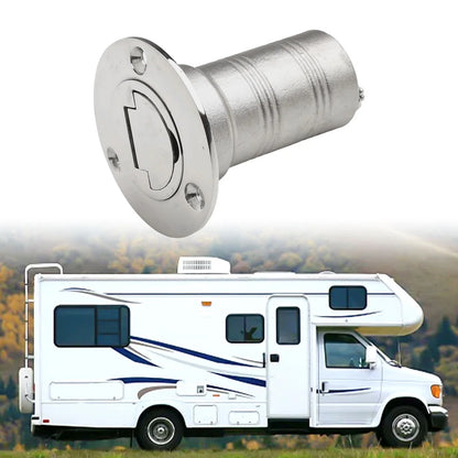 Secure Retention 12" Fuel Tank Cap with Keyless Operation for Boats/RVs