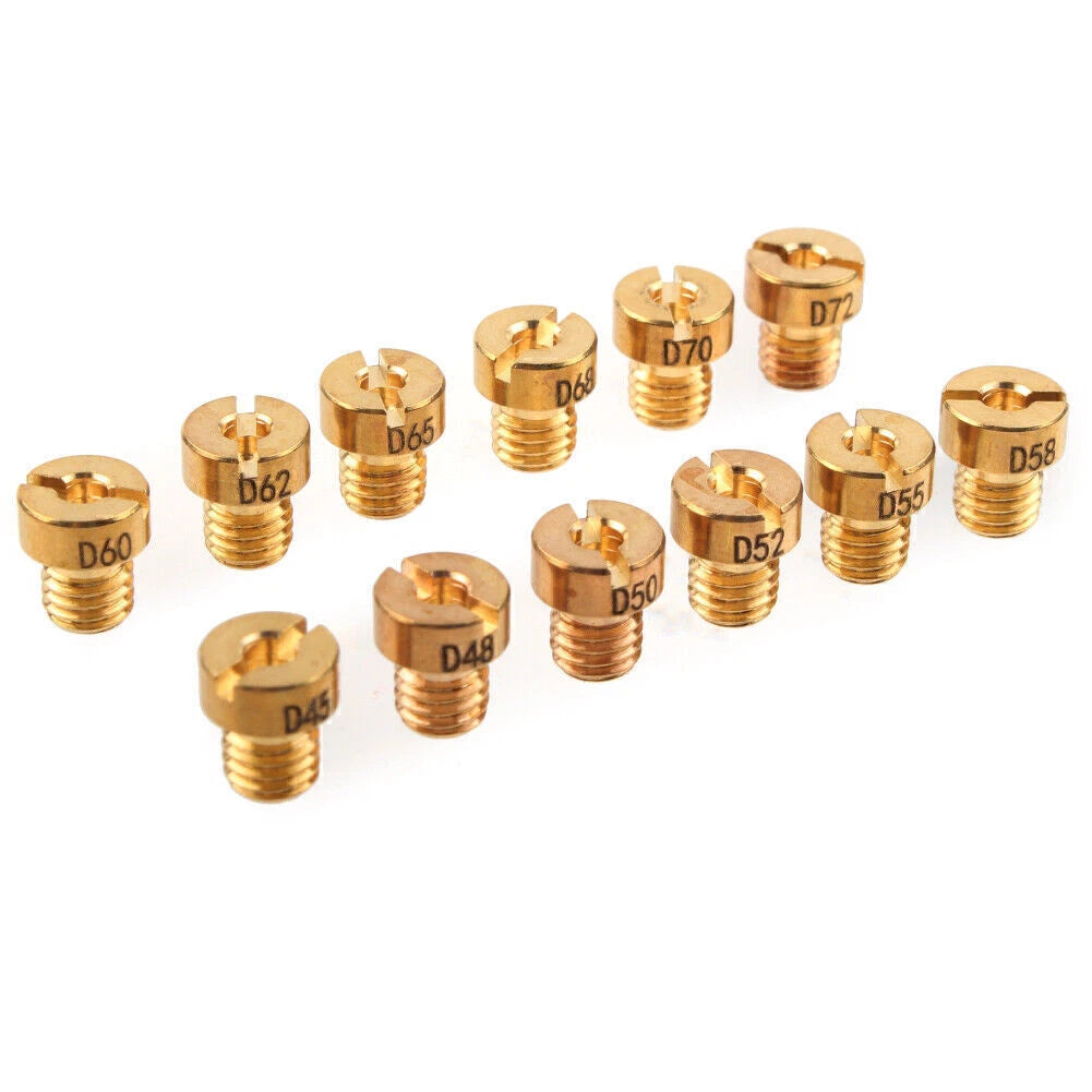 12 x 5mm Replacement Carburetor Jets for Dellorto SHA PHBG