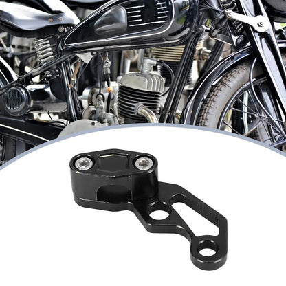 Front Brake Line Hose Clamp Universal Black for Motorcycle