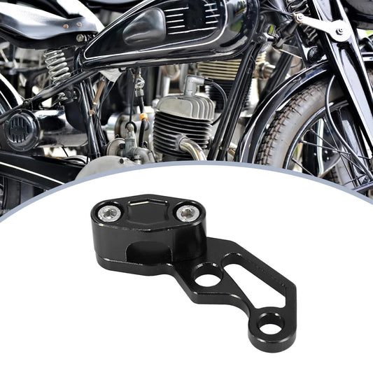 Front Brake Line Hose Clamp Universal Black for Motorcycle