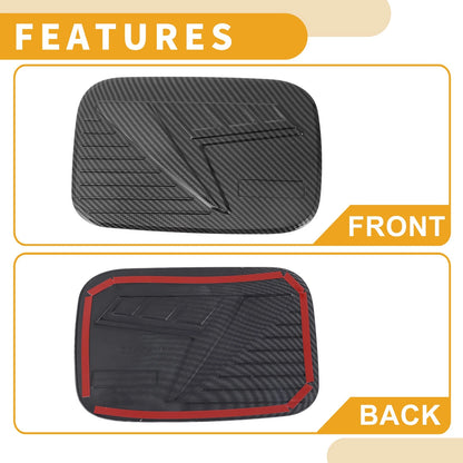 Fuel Tank Door Cap Cover for Honda CRV (2023-2025) Carbon Fiber Black