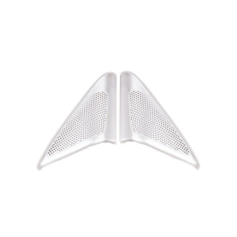 Silver Alloy Cover Trim A Pillar Speaker Sound for Range Rover Velar (2018–2023)