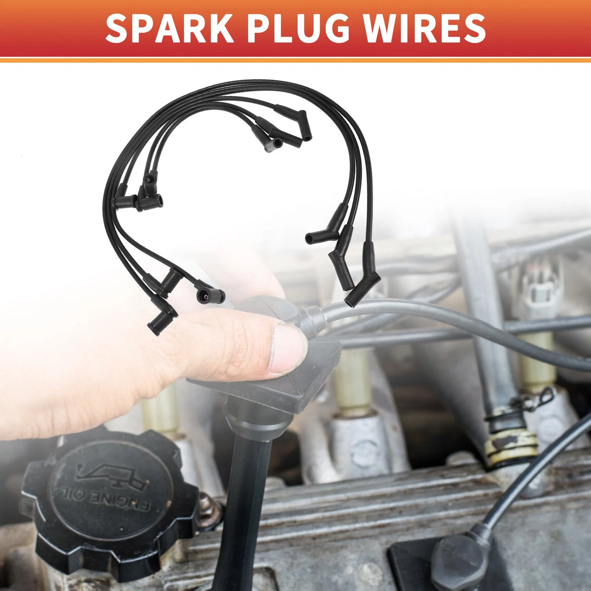 6 Pcs Spark Plug Wires for Ford F-150 V6 4.2L (2005)