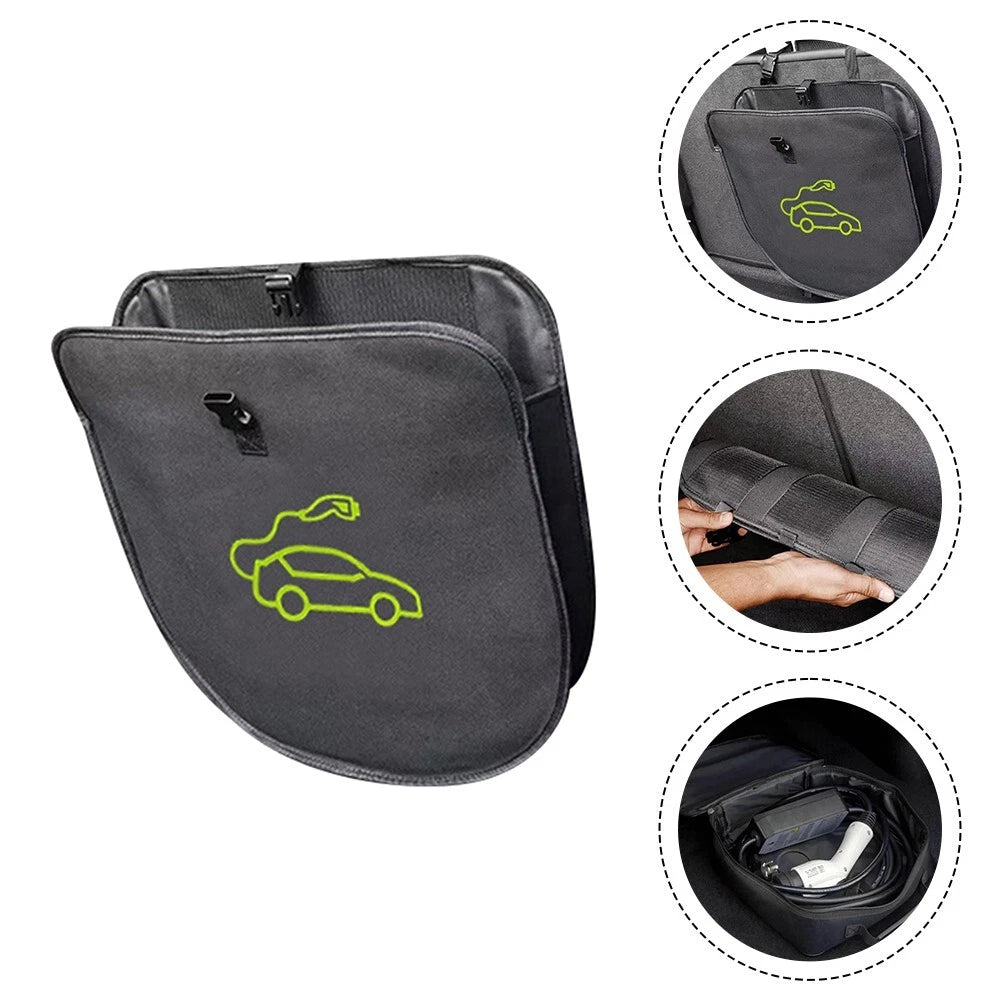 Back Strap Design for Secure EV Charger Cable Storage