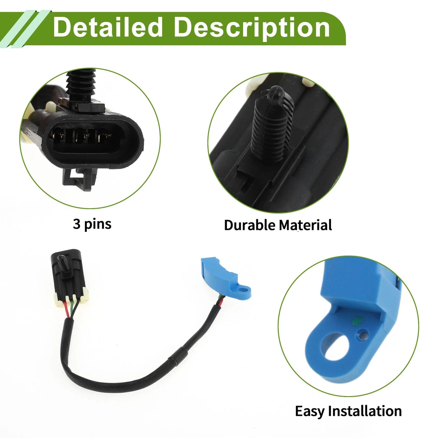 1 Pc Crankshaft Position Sensor for Buick Century (1997–2005)