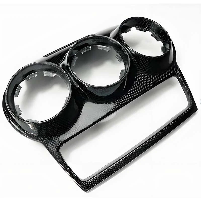 Real Carbon Fiber Central AC Vent Outlet Cover Replace For Ferrari F430 2005-09