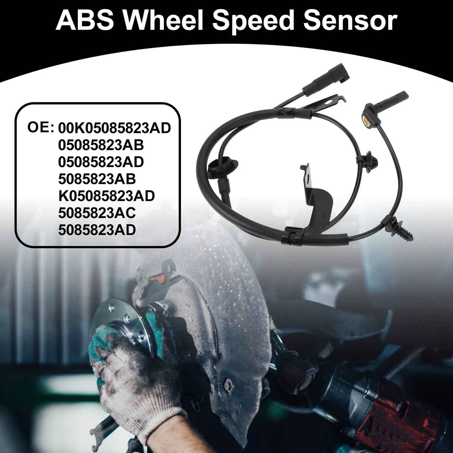 ABS Wheel Speed Sensor Kit Front Left for Dodge Avenger (2008 - 2014)