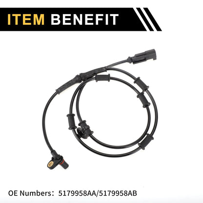 ABS Wheel Speed Sensor for Dodge Ram 3500 Front Left & Right 2006-2008