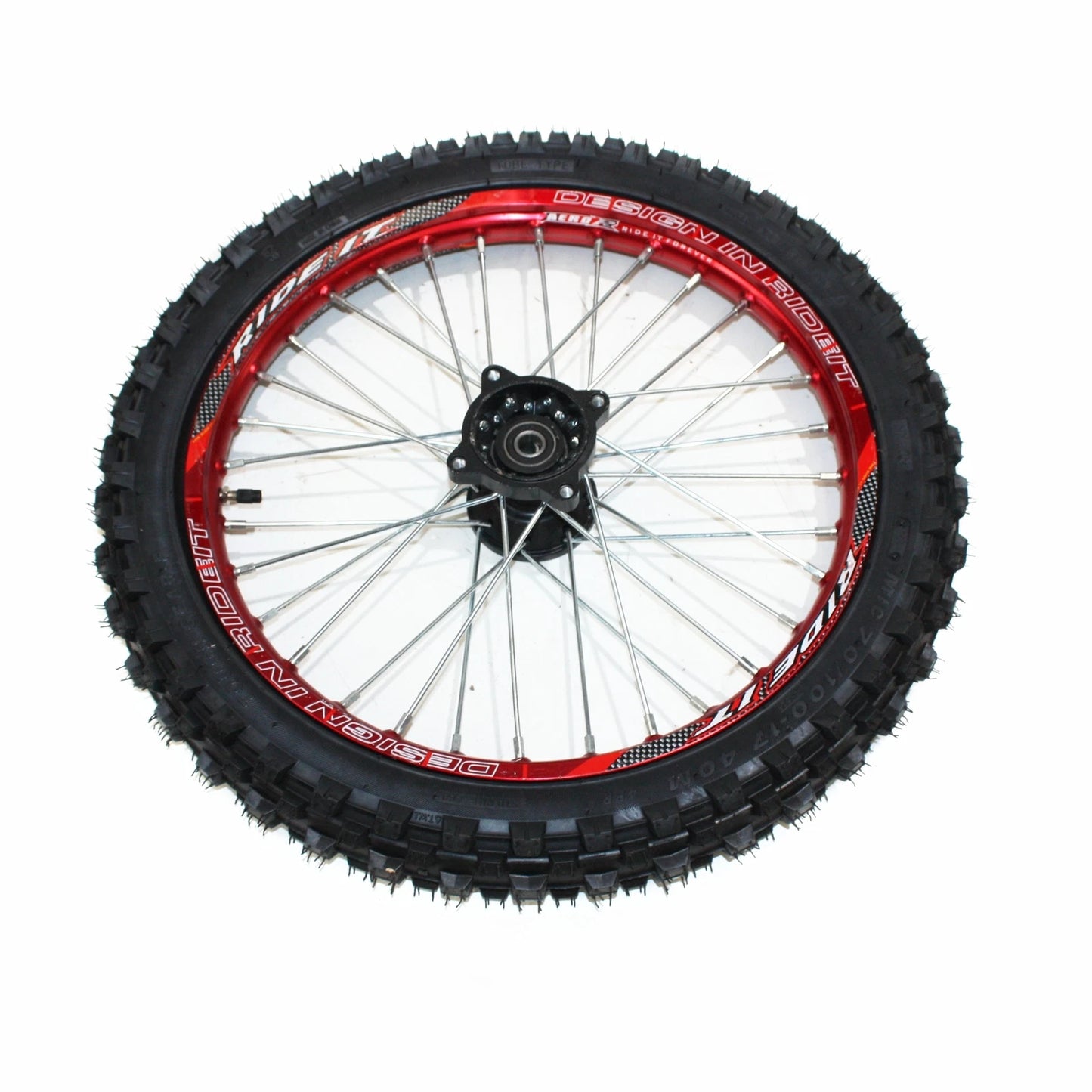 12mm Axle Front Wheel Rim Tire for PIT PRO Dirt Bike (70-100)