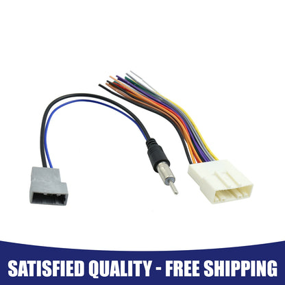 DVD Radio Wire Harness & Antenna Adapter for Nissan