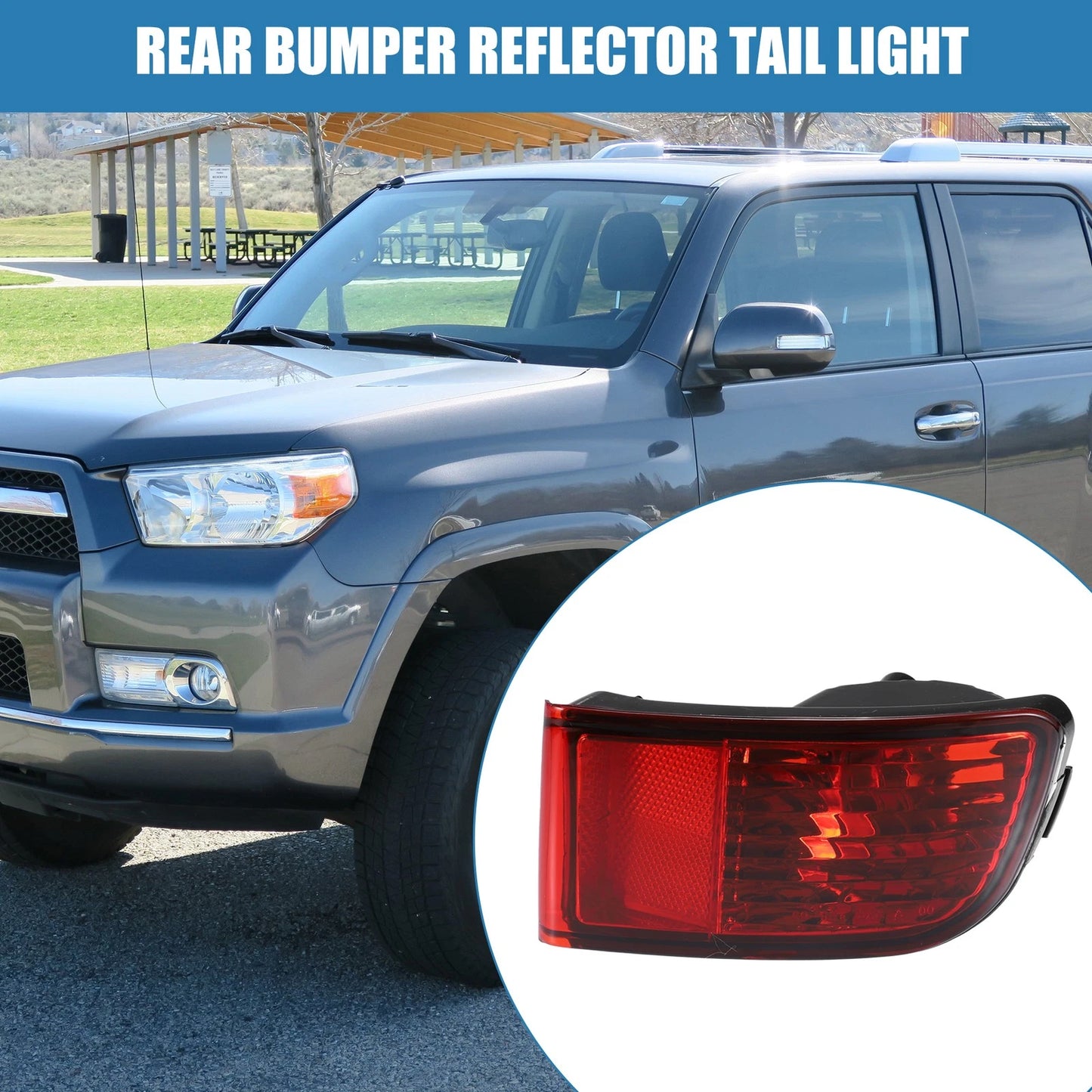 Rear Right Side Bumper Reflector Light Lamp for Toyota 4Runner (2003–2005)