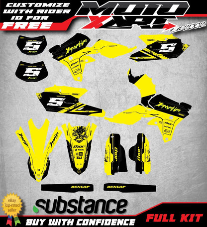 Yamaha WRF 450 2016-2017 City Style Sticker Kit Decal Set