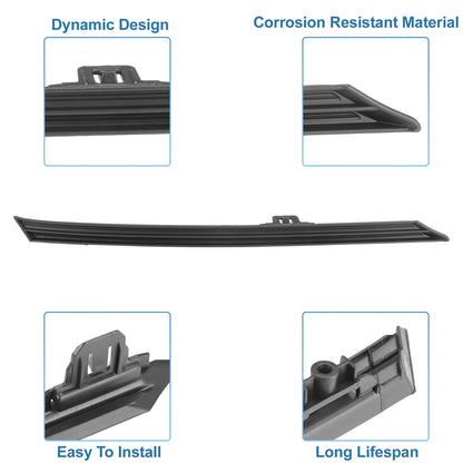 Front Bonnet Bumper Grille for Toyota RAV4 (2019-2022) - Black Grille Cover