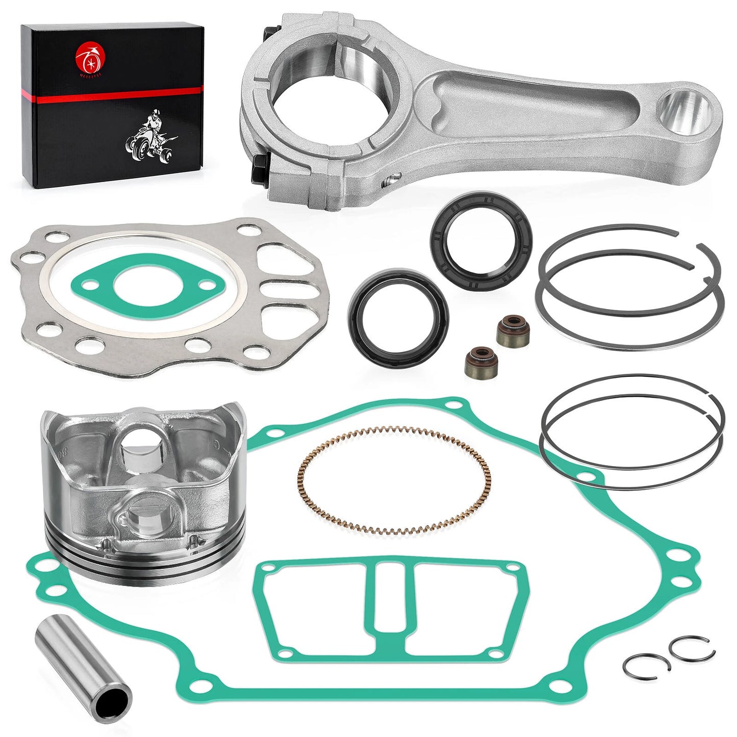 Piston Gaskets Connecting Rod for Kawasaki Mule 600/610