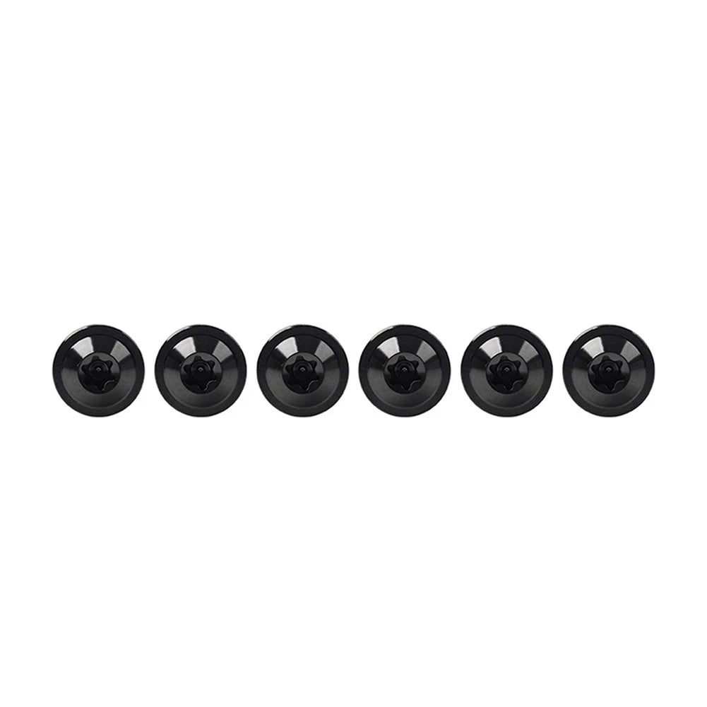 6 x M6x10mm Titanium Alloy Torx Head Bolts for Bike Motorcycle