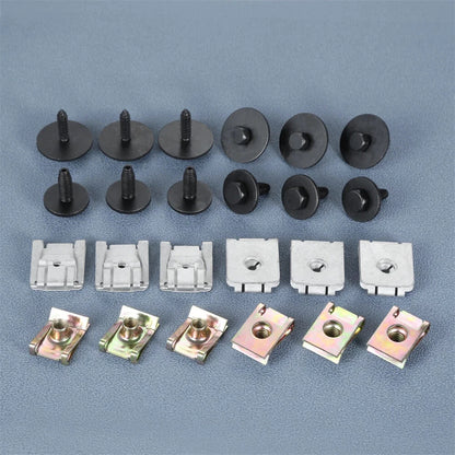 24x Engine Undertray Clip Screw Splashguard Fastener for Mercedes W211