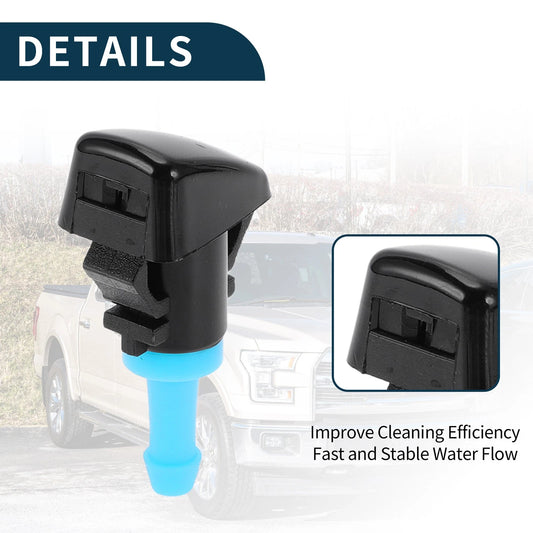 2 x Front Windshield Washer Nozzles for Dodge Durango (2004-2009)