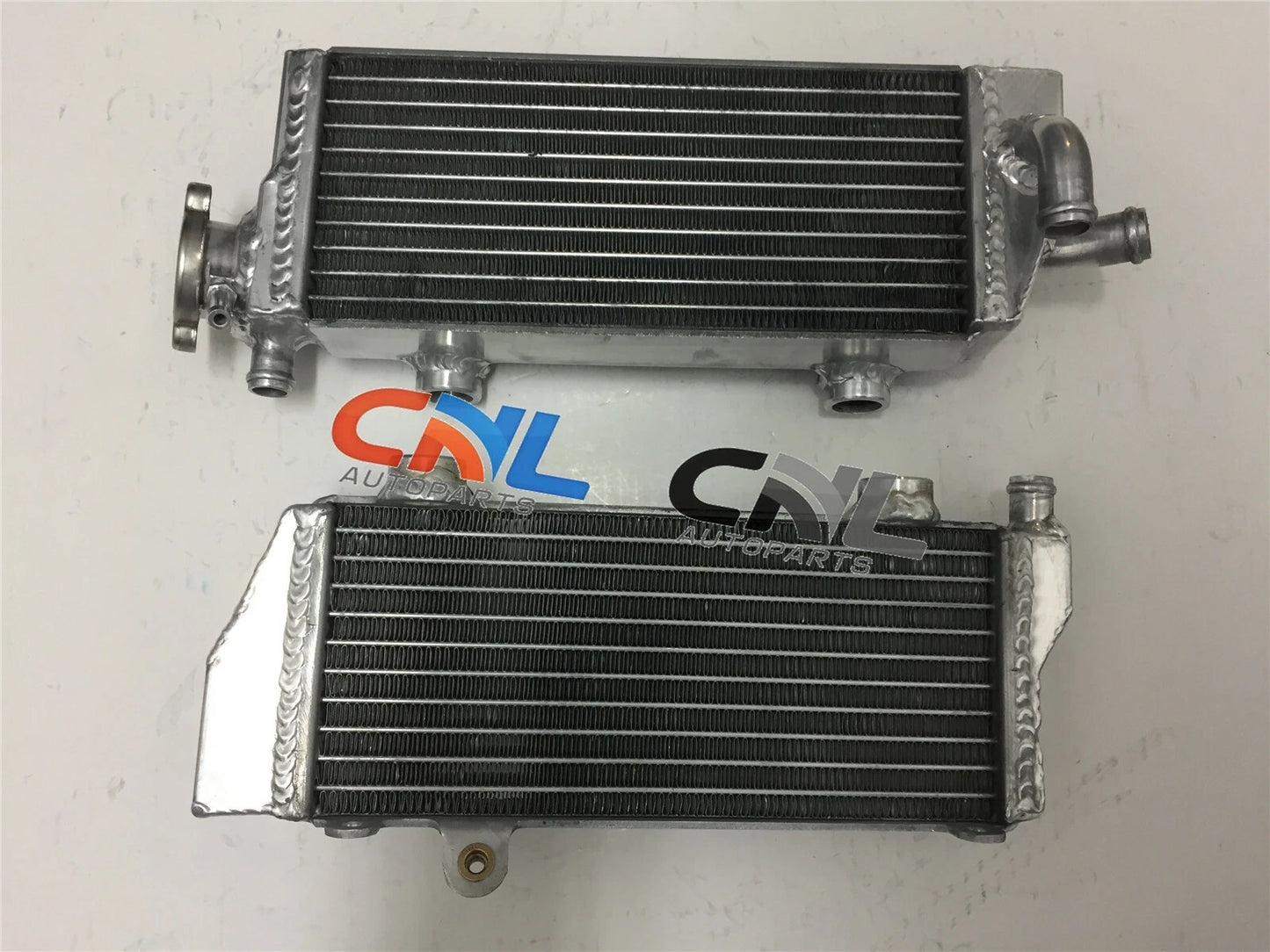 12" Aluminum Radiator & Orange Hose for KTM 125/200/250/300 SX/EXC (2008-2013)