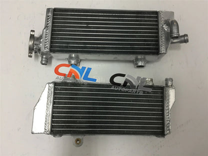 12" Aluminum Radiator & Orange Hose for KTM 125/200/250/300 SX/EXC (2008-2013)