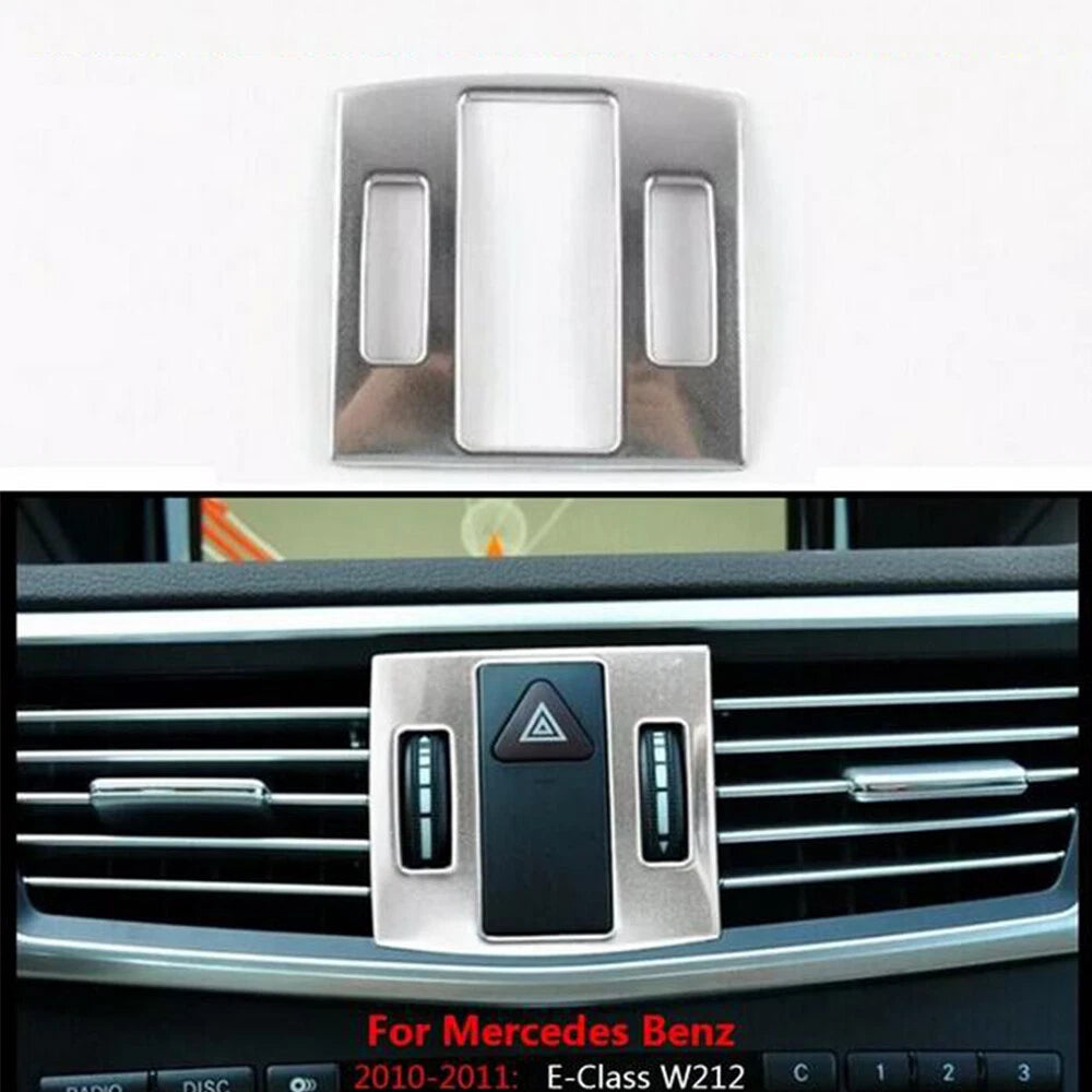 Center Console Air AC Vent Outlet Cover Trim for Mercedes Benz W212 (2010-2011)