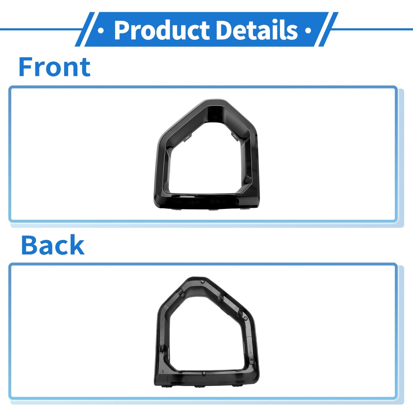 1 Pcs Front Right Fog Light Grill for GMC Sierra 1500 (2019-2021)