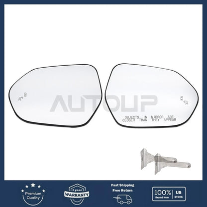 2Pcs / Rear View Mirror Glass / for Toyota CAMRY COROLLA (2019–2024)