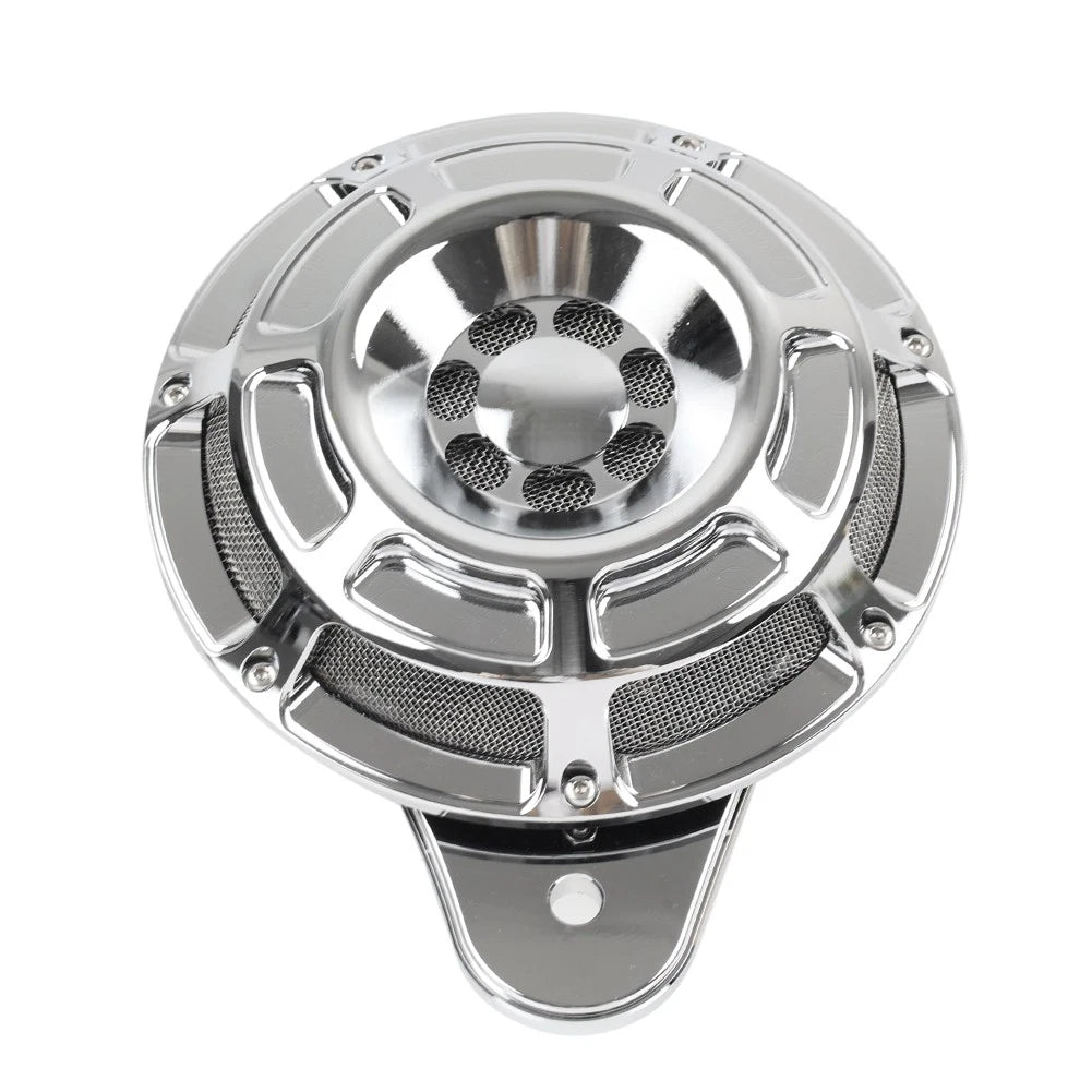 Horn Speaker Cover for Harley Sportster Dyna Big Twin 1991-2023 Chrome