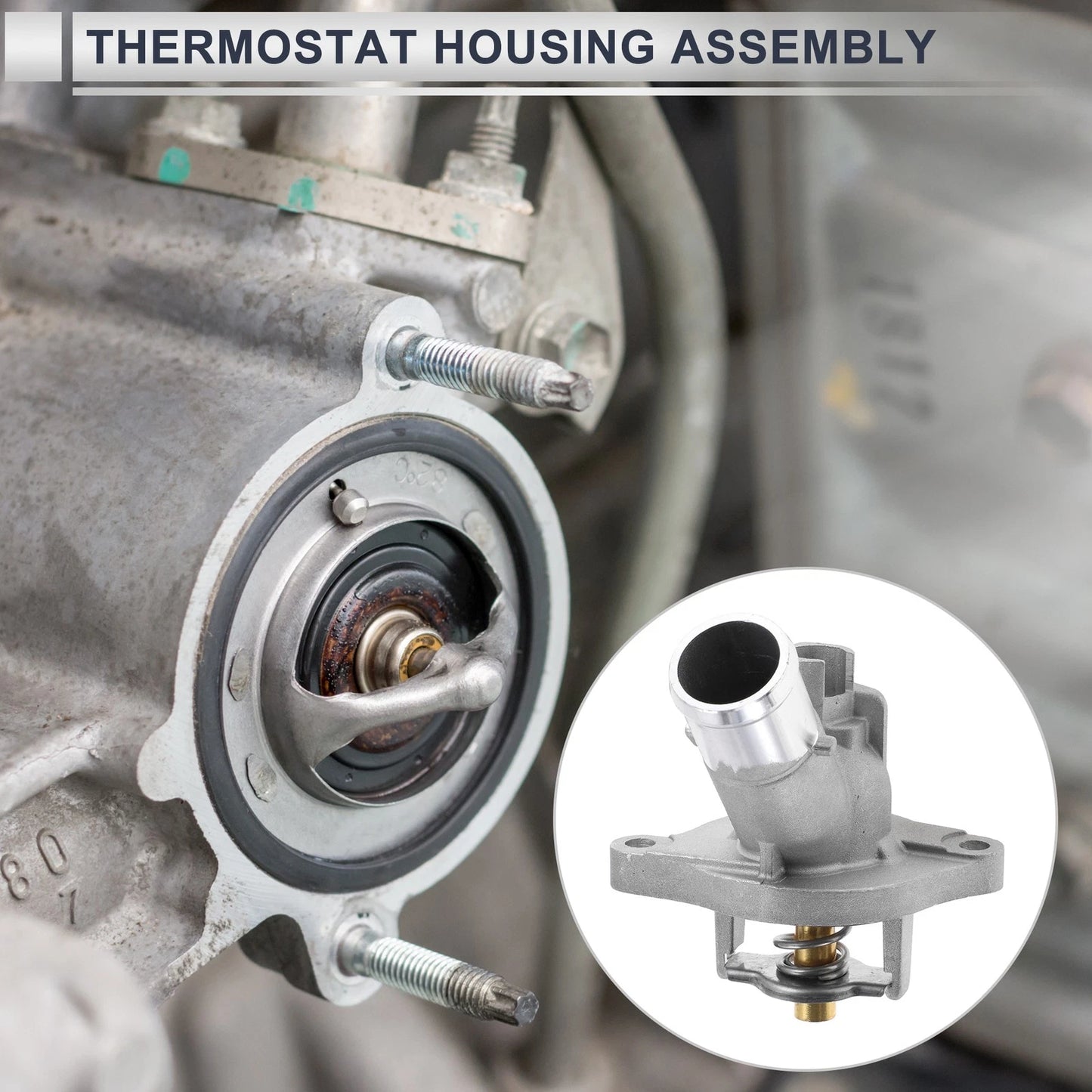 Engine Coolant Thermostat Housing Assembly for Buick Regal (2014–2020)