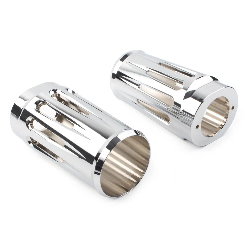 Chrome Fork Boot Slider Cover for Harley Touring Glide Trike (1986-2013)