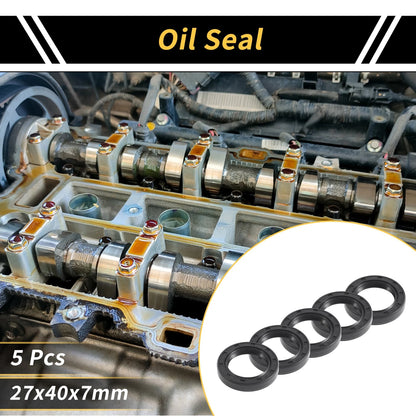 Oil Seal / 5 x 27x40x7mm / Seal Ring Rotary Shaft Seal NBR Rubber for MakeModel