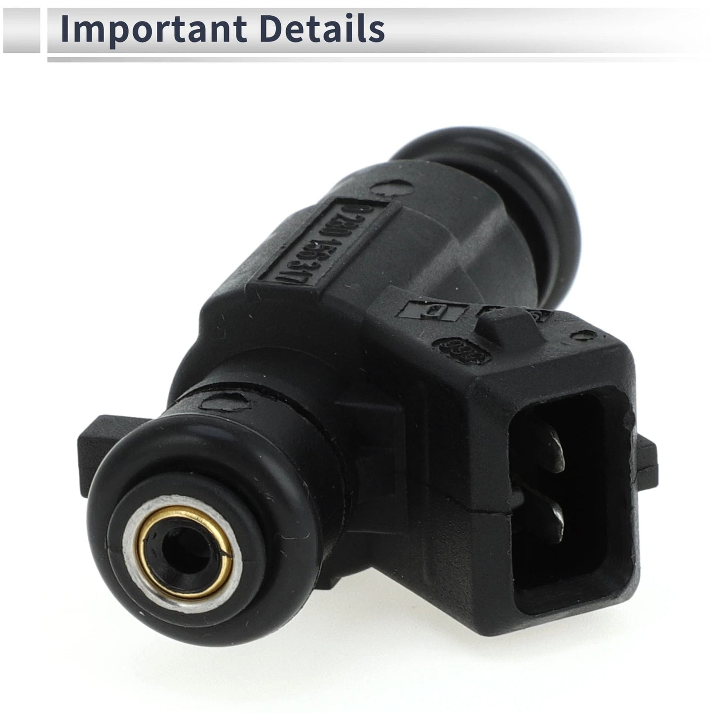 Fuel Injector for Honda Fit 1.4i 8v Flex (2004-2008) 1 Pc Black