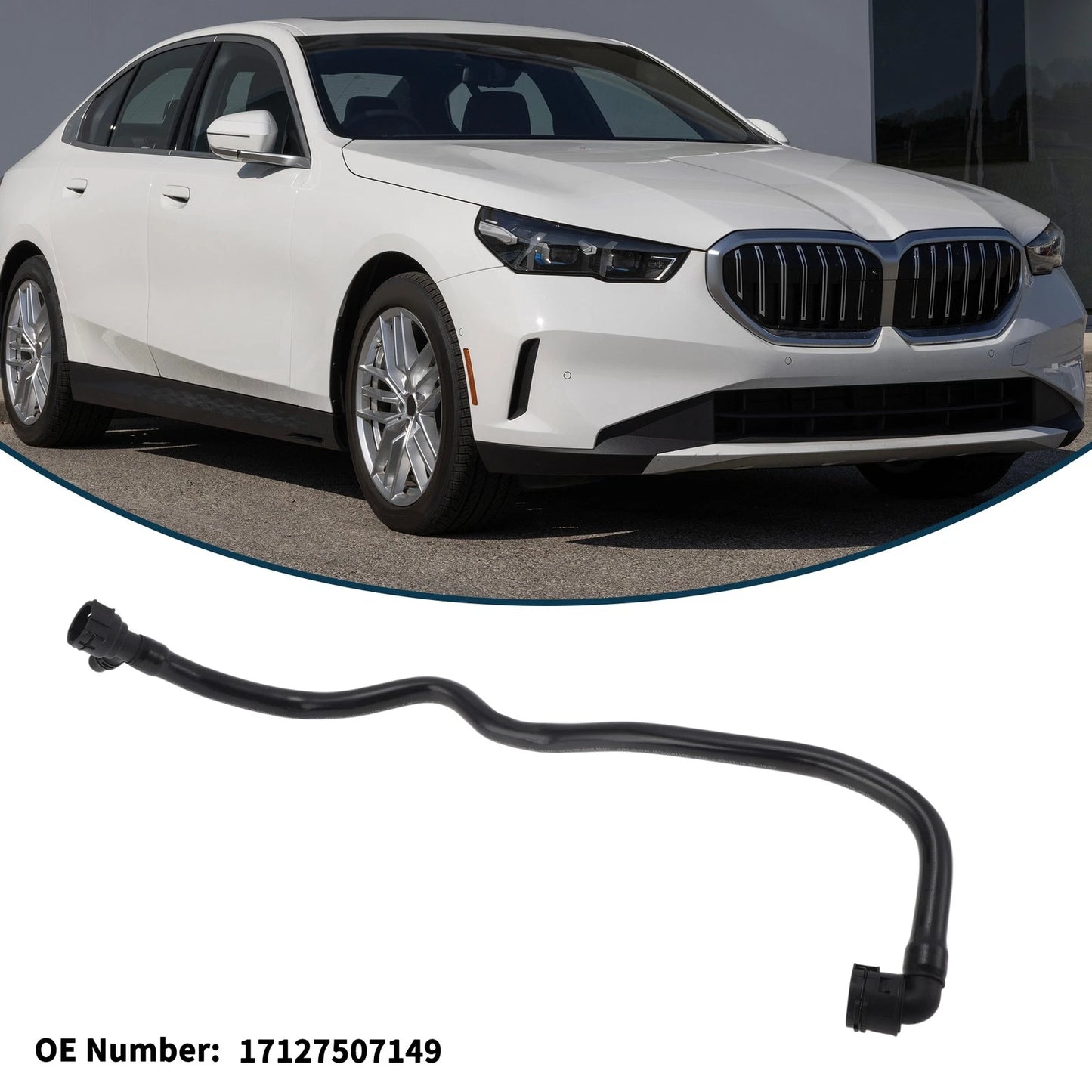 Radiator Hose for BMW 530e 2018-2023 2.0L Electric/Gas Coolant Pipe