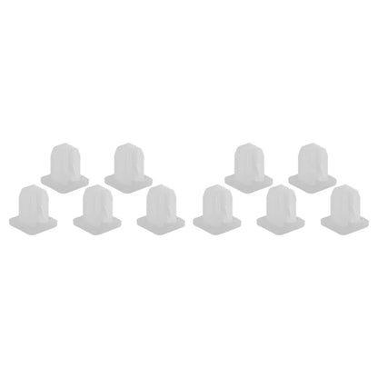 100pcs White Plastic Bumper Fender Push Clip Rivets for Car (Various Years)