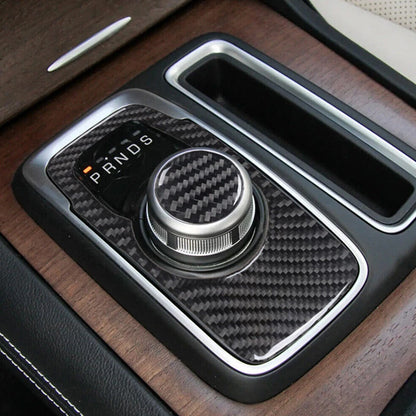 Carbon Fiber Interior Gear Shift Panel Cover for Chrysler 300 (2015-2022)