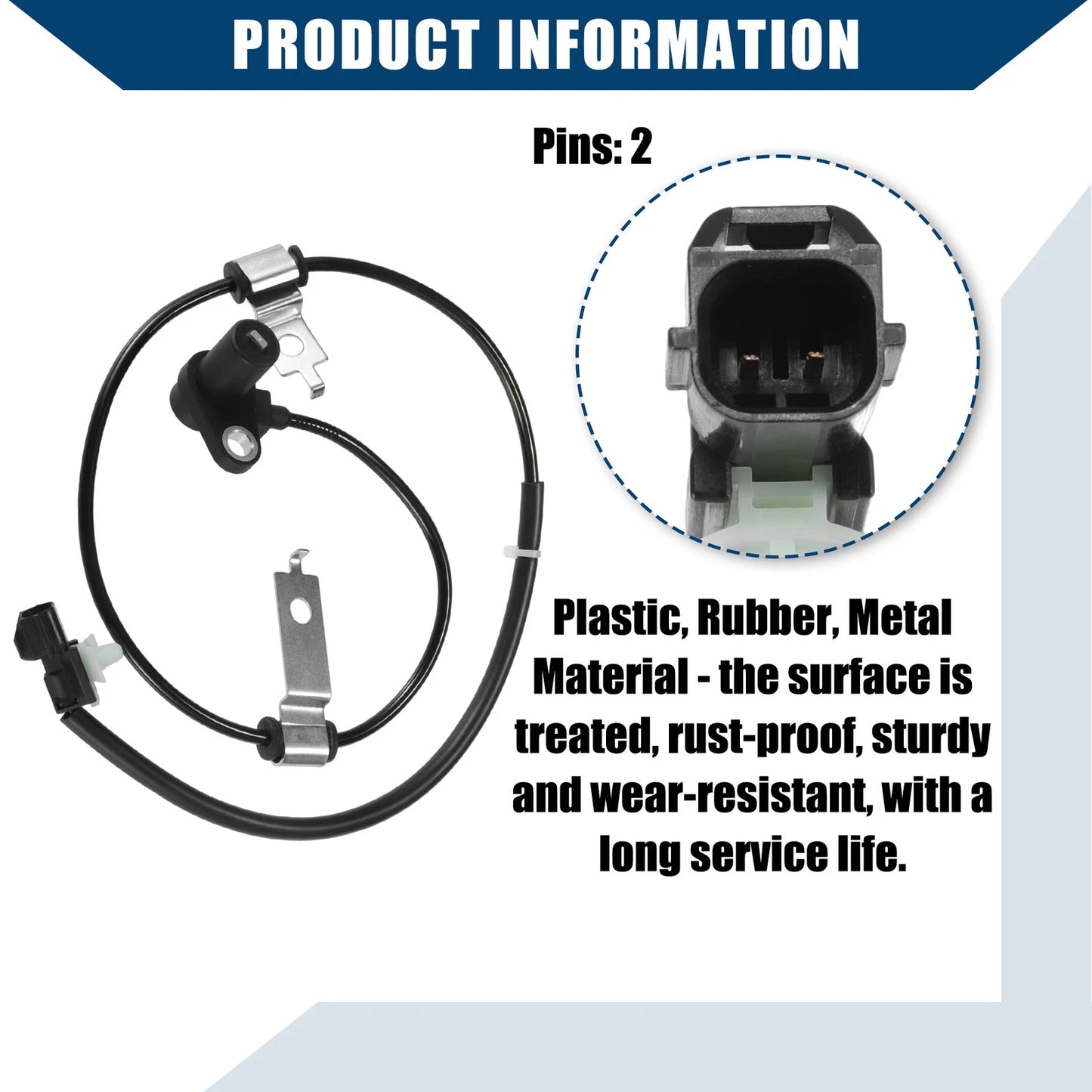 ABS Wheel Speed Sensor for Mitsubishi Shogun Pinin (2001-2007)