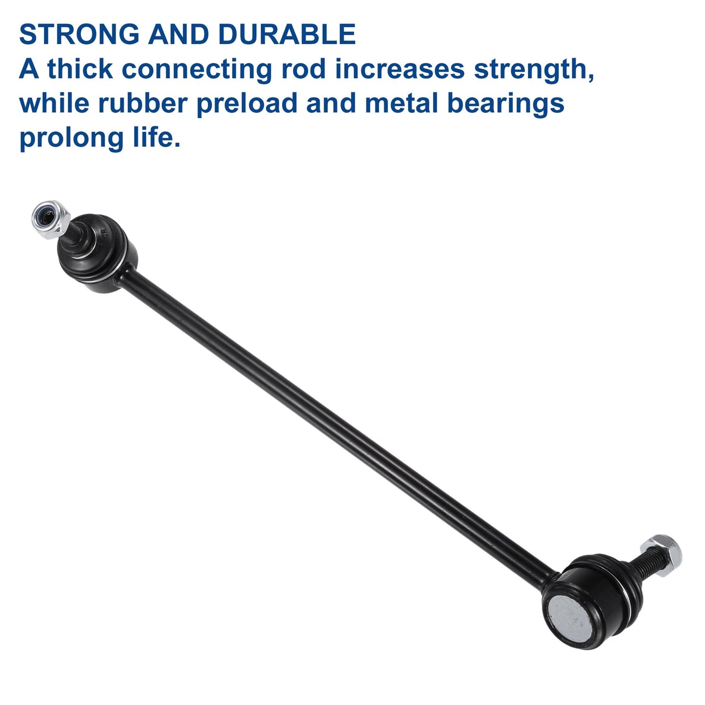 2 x Front Sway Bar Link Stabilizer for BMW X3 (2004-2010) Black