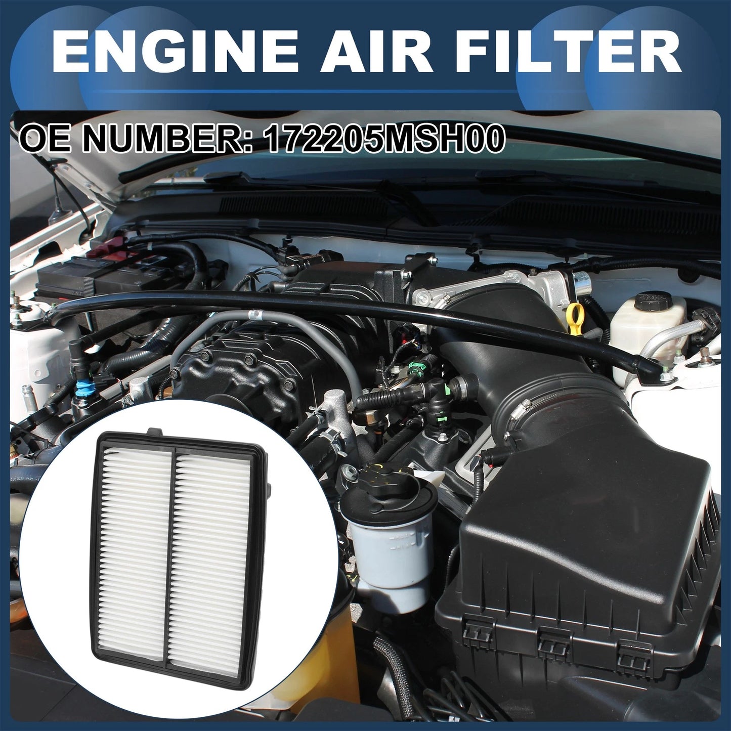 1 pc Car Engine Air Filter for Acura RDX 2.0L (2019-2024)