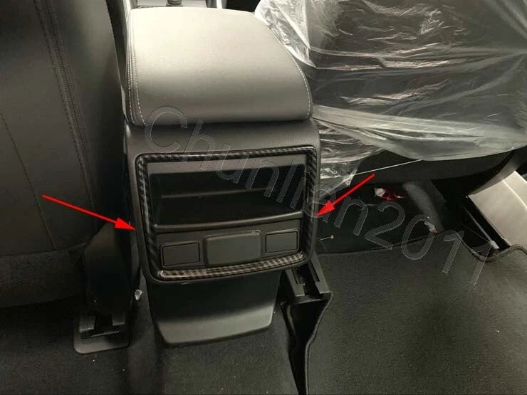 Inner Rear Armrest Box Air Vent Cover Trim for Subaru Forester (2019-2023)