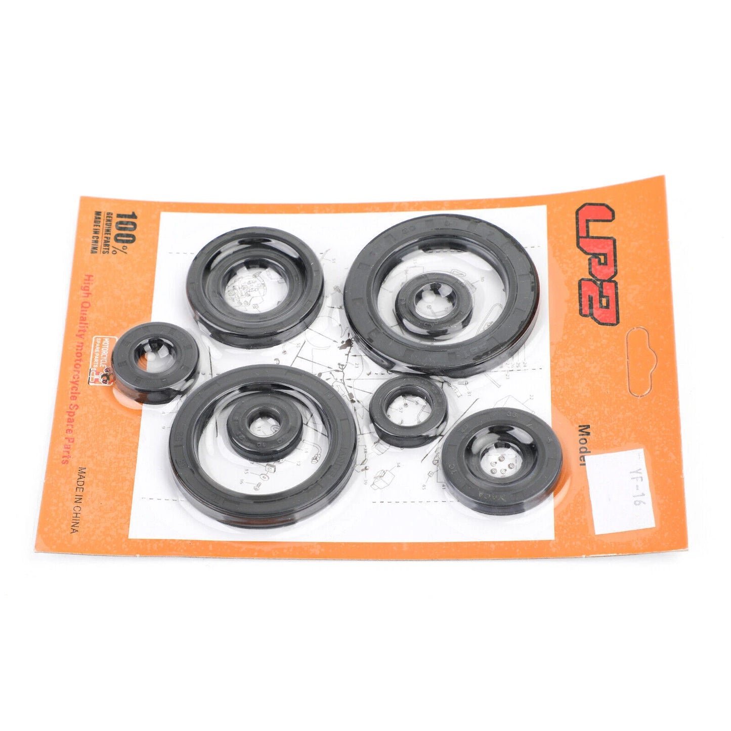 10 x Shaft Seal Set for Honda CRF 450 R (2007-2008)