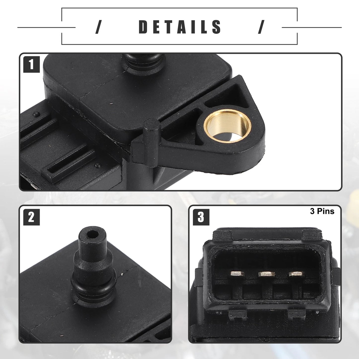 Intake Manifold Pressure Sensor for BMW 1 Series 116d 118d (2007-2013)