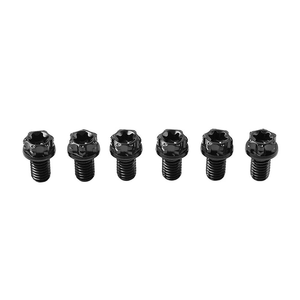 6 x Titanium Torx Head Flange Screws M10x15mm for Motorcycle Bike