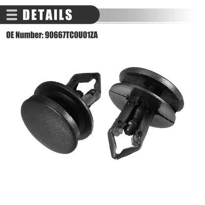 15 Pcs Fender Liner Bumper Cover Clips for Honda