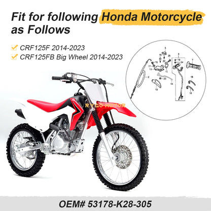Left Hand Clutch Lever Handle for Honda CRF125F/CRF125FB