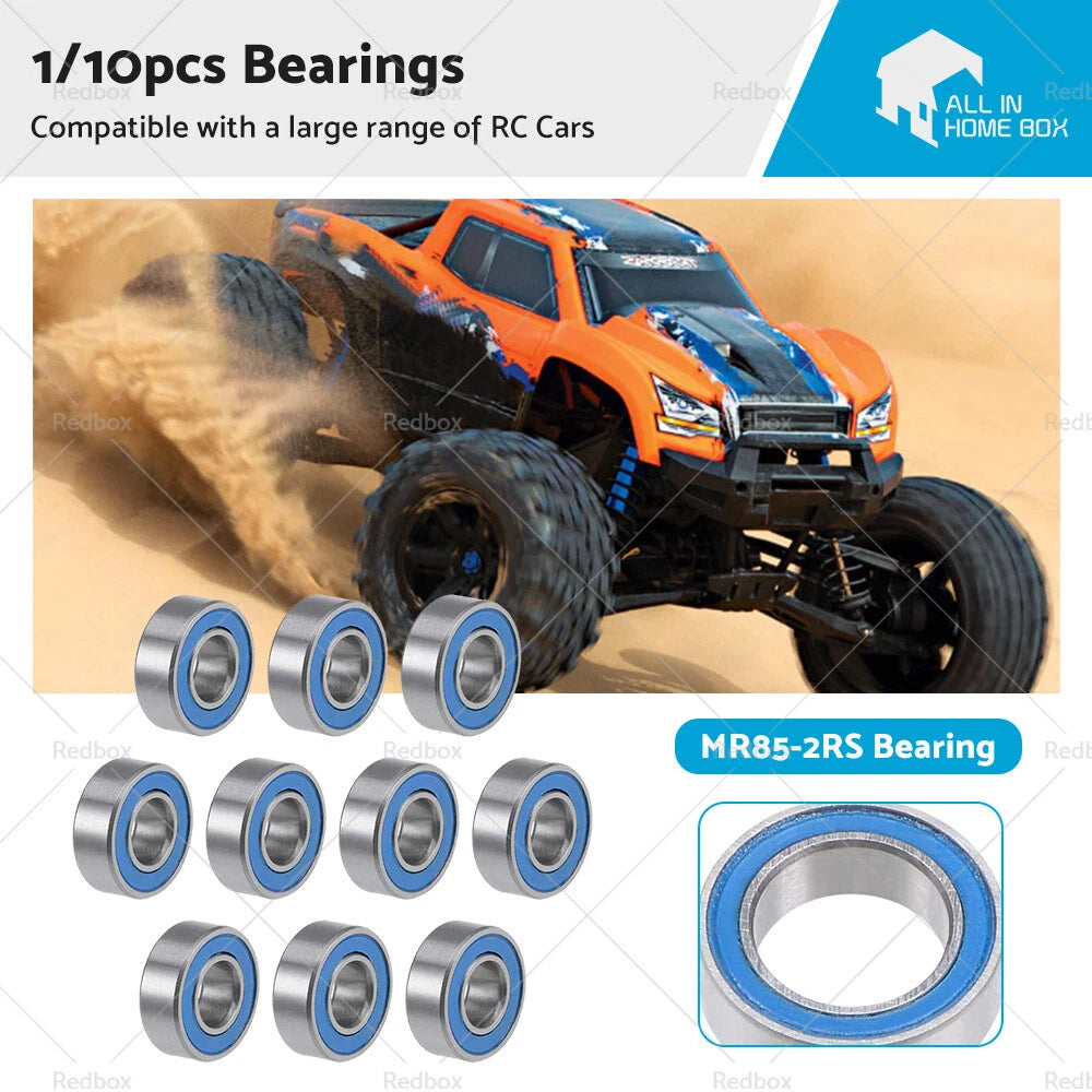 1 x MR85-2RS 5x8x2.5mm Bearings for RC Models (2728, 4606, 5114, 1213)