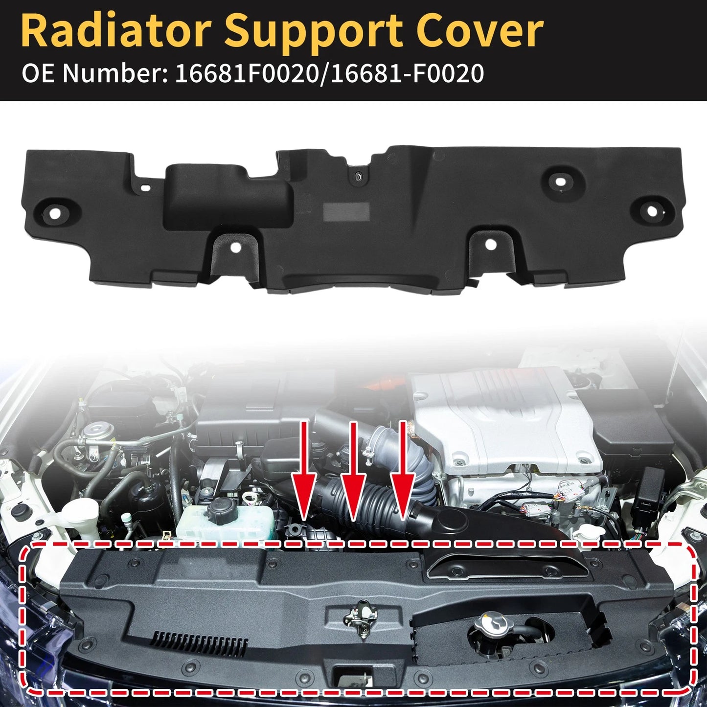Radiator Support Cover for Toyota RAV4 (2019–2022)