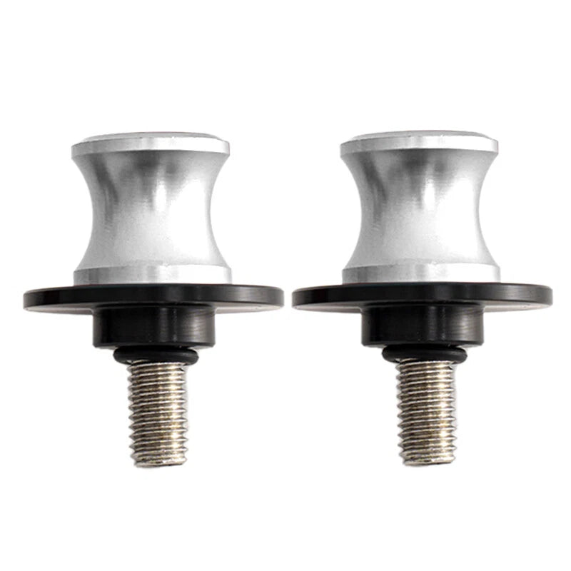 M10 Swingarm Spools for CFMOTO 450 650 700 800 MT - Silver ()